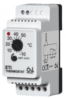 Termostat compact on/off ETI